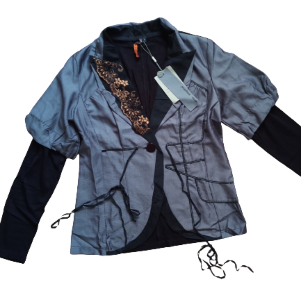 Cop Copine jacket gray colour sz M NEW with tags France avant garde jacket